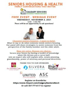 Upcoming Seniors Housing Event